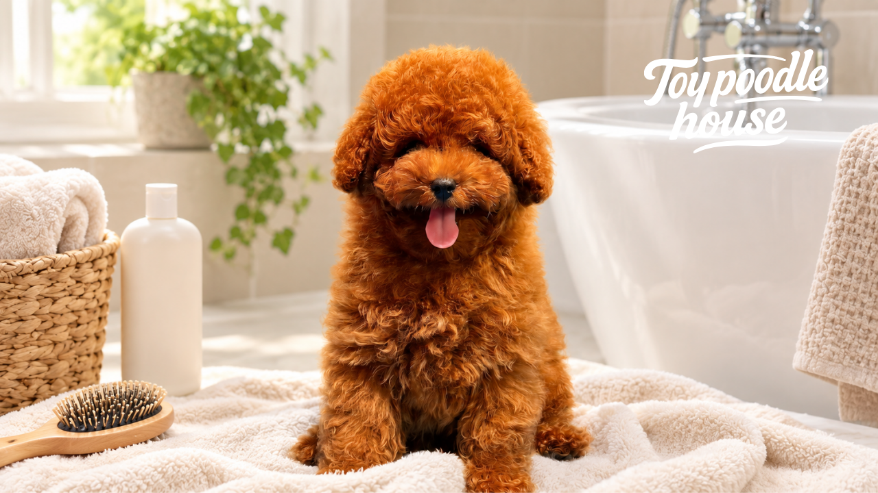 Toy Poodle Banyo Rehberi Sıklık, Şampuan ve Kurutma